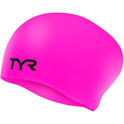 TYR Long Hair Wrinkle-Free Silicone Adult Swim Cap